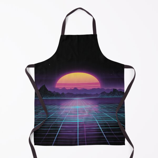Item preview, Retro Synthwave Sunset Grid 80s Aesthetic designed and sold by NicolasGlowArt.