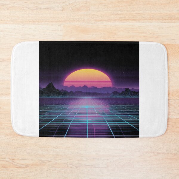 Item preview, Retro Synthwave Sunset Grid 80s Aesthetic designed and sold by NicolasGlowArt.