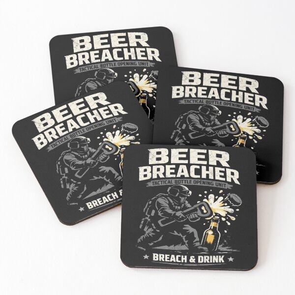 Item preview, Beer Breacher – Tactical Bottle Opening Unit Shirt designed and sold by Lineforge by BehrfectMoments.