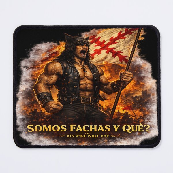 Item preview, Somos Fachas y Qué? Wolf Warrior T-Shirt | Patriotic Spanish Design | KINSPIRE WOLF BAT designed and sold by KINSPIREWOLFBAT.