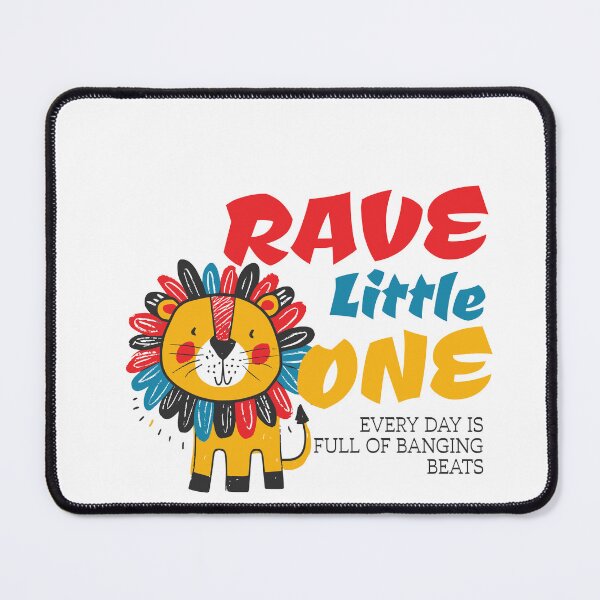 Item preview, Rave Little One – Cute Party Lion Design designed and sold by onlin3boutiqu3.
