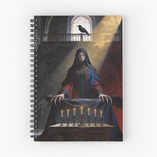 Item preview, Madonna with Talons Dark Sacred Cathedral Art designed and sold by GeoWhimsy Studio.