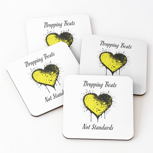 Item preview, Dropping Beats Not Standards - Industrial Grunge Heart Aesthetic designed and sold by Bloom And Breathe.