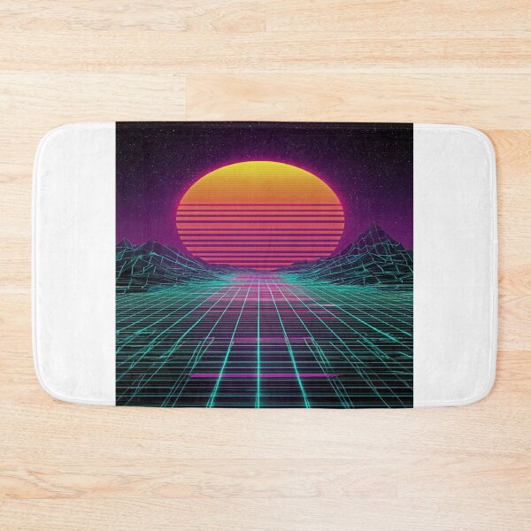 Item preview, Retro 80s Synthwave Grid Sunset Aesthetic designed and sold by NicolasGlowArt.