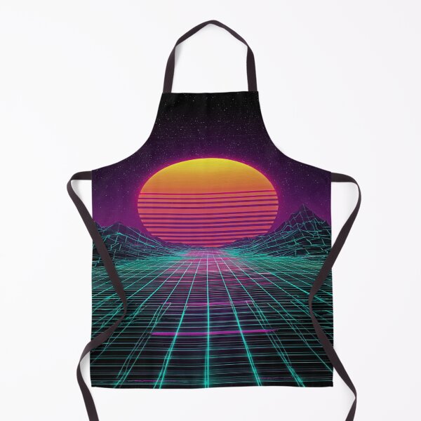 Item preview, Retro 80s Synthwave Grid Sunset Aesthetic designed and sold by NicolasGlowArt.