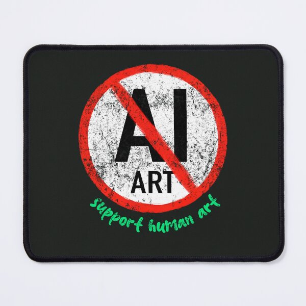 Item preview, No AI Symbol - Support Human Art designed and sold by Frank J. Art.