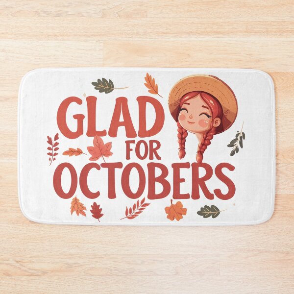 Item preview, Glad For Octobers Cute Anne of Green Gables Autumn Art designed and sold by Fenay Designs.