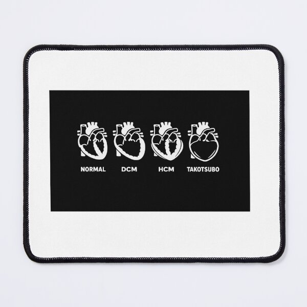 Item preview, Types of Cardiomyopathy: DCM, HCM, and Takotsubo Hearts designed and sold by Heidelberg89.