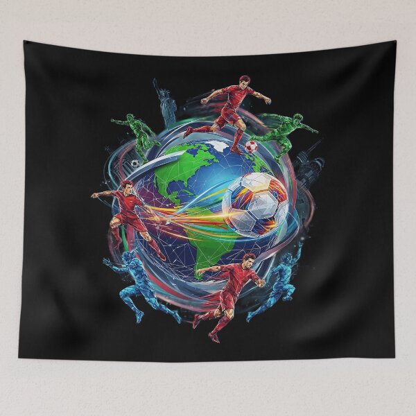 Item preview, 2026 World Cup - Football World Map designed and sold by UrbanPrts.