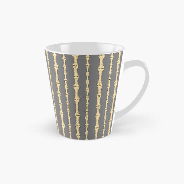 Item preview, Finger Bone Stripe - Surreal Gothic Anatomy Pattern in Charcoal Grey designed and sold by NoemiMarozsan.