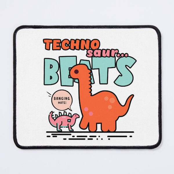 Item preview, Techno Beats – Cute Dinosaur Music Design designed and sold by onlin3boutiqu3.