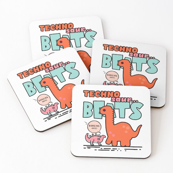 Item preview, Techno Beats – Cute Dinosaur Music Design designed and sold by onlin3boutiqu3.