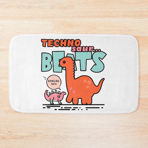 Item preview, Techno Beats – Cute Dinosaur Music Design designed and sold by onlin3boutiqu3.