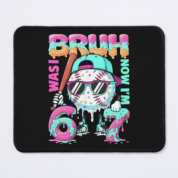 Item preview, Bruh I Was Six Seven I'm Eight Baseball Donut Funny Gifts For Men Women Kids BoyS Girl designed and sold by ArmyAbodo.