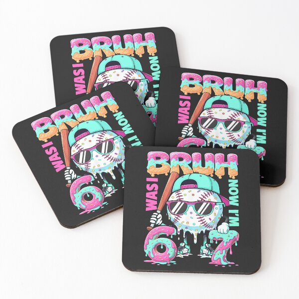 Item preview, Bruh I Was Six Seven I'm Eight Baseball Donut Funny Gifts For Men Women Kids BoyS Girl designed and sold by ArmyAbodo.