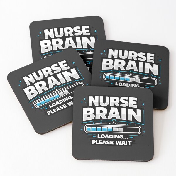 Item preview, Nurse Brain Loading Please Wait – Funny Nurse Humor Shirt designed and sold by Nexk.Oi.