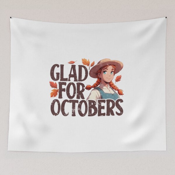 Item preview, Glad For Octobers Vintage Anne of Green Gables Fall Design designed and sold by Fenay Designs.