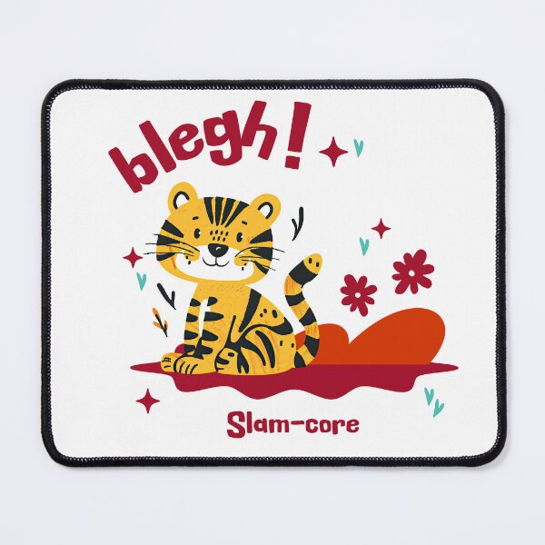 Item preview, Blegh! Slam-core – Cute Tiger Metal Humor Design designed and sold by onlin3boutiqu3.