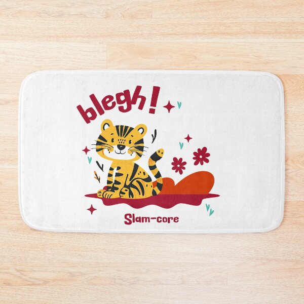 Item preview, Blegh! Slam-core – Cute Tiger Metal Humor Design designed and sold by onlin3boutiqu3.