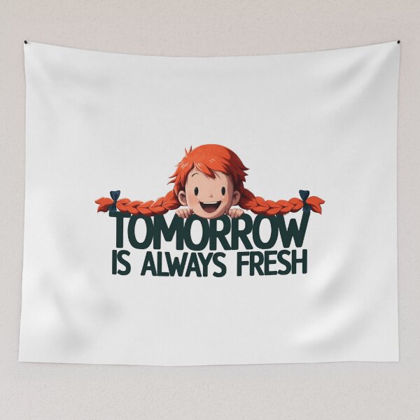 Item preview, Tomorrow Is Always Fresh Cute Anne of Green Gables Quote designed and sold by Fenay Designs.