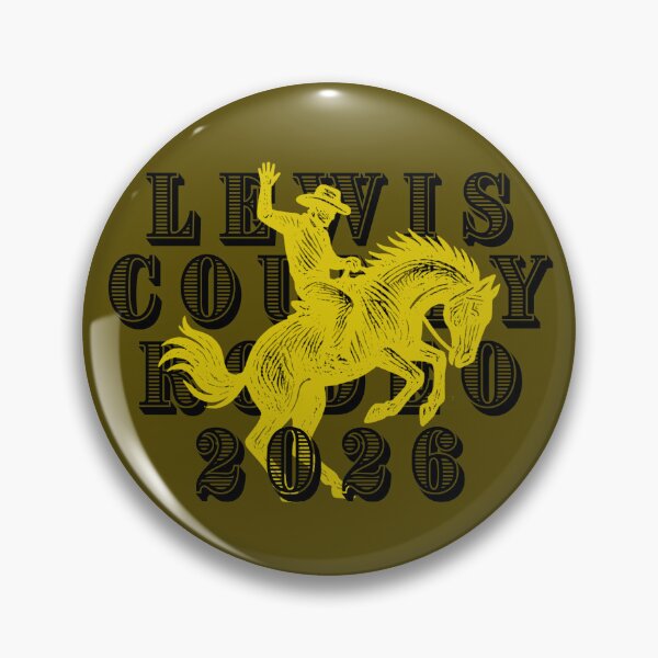 Item preview, Lewis County Fair Rodeo 2026 (with yellow horse) designed and sold by YonderAndBeyond.