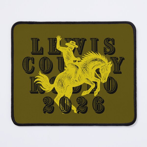 Item preview, Lewis County Fair Rodeo 2026 (with yellow horse) designed and sold by YonderAndBeyond.