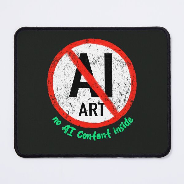 Item preview, No AI Symbol - Support Human Art designed and sold by Frank J. Art.