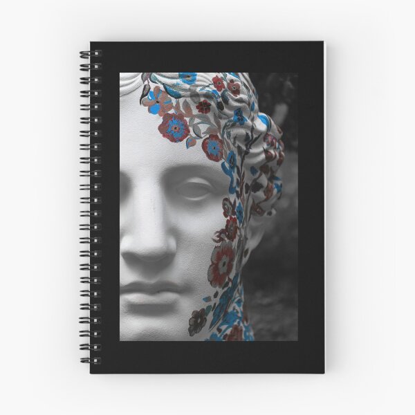 Item preview, Classical Greek Statue with Modern Floral Pop Art designed and sold by LifeLuxe Studio.