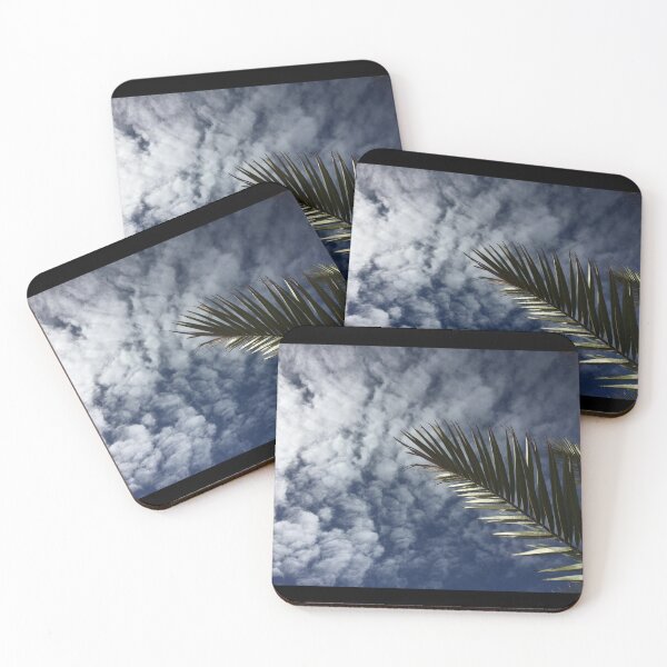Item preview, Tropical Palm Leaves Against Clear Blue Sky | Minimal Summer Aesthetic designed and sold by yazz illustrations.