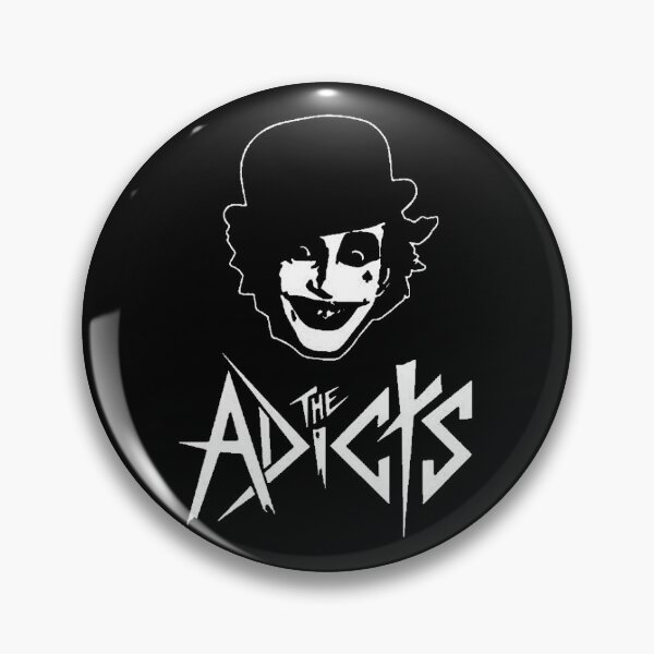 Item preview, The Adicts Black and White Punk Shirt — UK Punk Rock Droog Aesthetic Band Tee designed and sold by Cat-butt-shirts.