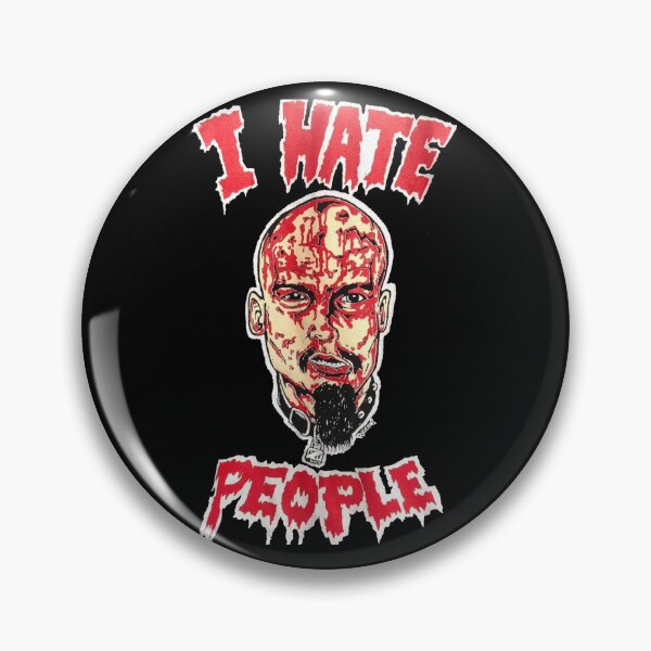 Item preview, I Hate People GG Allin Punk Rock Misanthrope Scum Art designed and sold by Cat-butt-shirts.