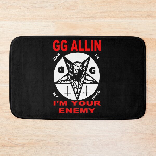 Item preview, GG Allin War In My Head Pentagram Scum Punk Art designed and sold by Cat-butt-shirts.