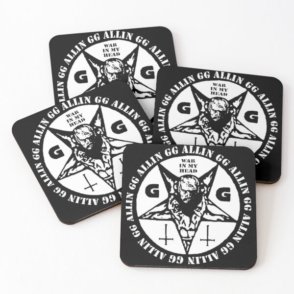 Item preview, GG Allin War In My Head Pentagram Scum Punk designed and sold by Cat-butt-shirts.
