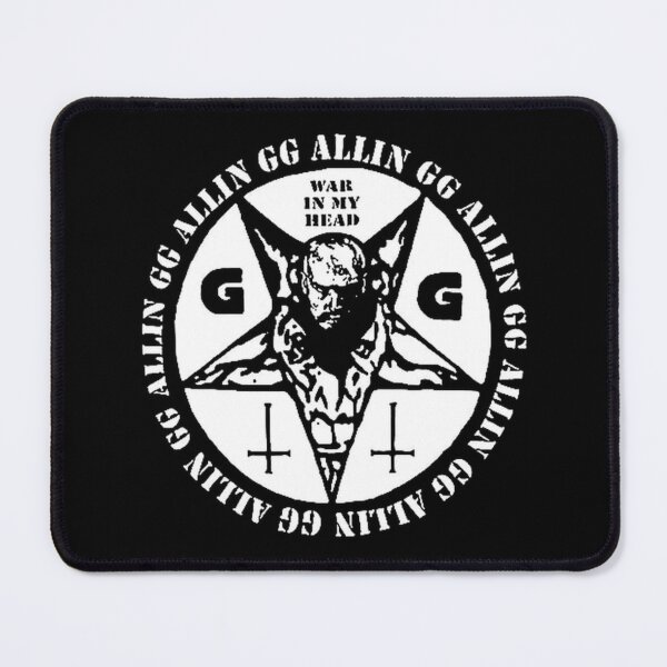 Item preview, GG Allin War In My Head Pentagram Scum Punk designed and sold by Cat-butt-shirts.