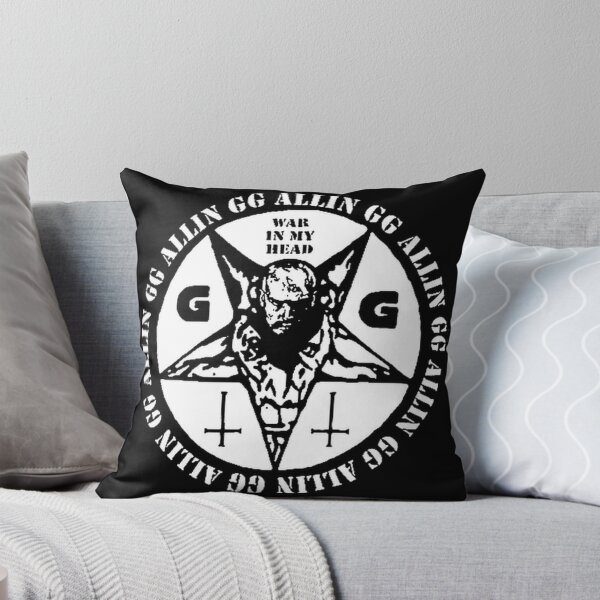 Item preview, GG Allin War In My Head Pentagram Scum Punk designed and sold by Cat-butt-shirts.