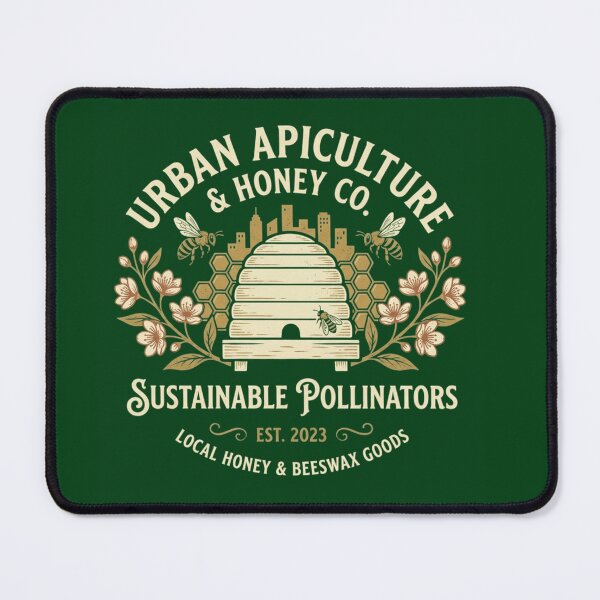 Item preview, Urban Apiculture & Honey Co. - Sustainable Pollinator Vintage Logo designed and sold by FarDesign.