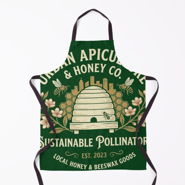 Item preview, Urban Apiculture & Honey Co. - Sustainable Pollinator Vintage Logo designed and sold by FarDesign.