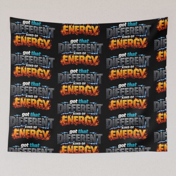 Item preview, Got That Different Kind of Energy Fire and Lightning Design designed and sold by TeeTimeTreasure.