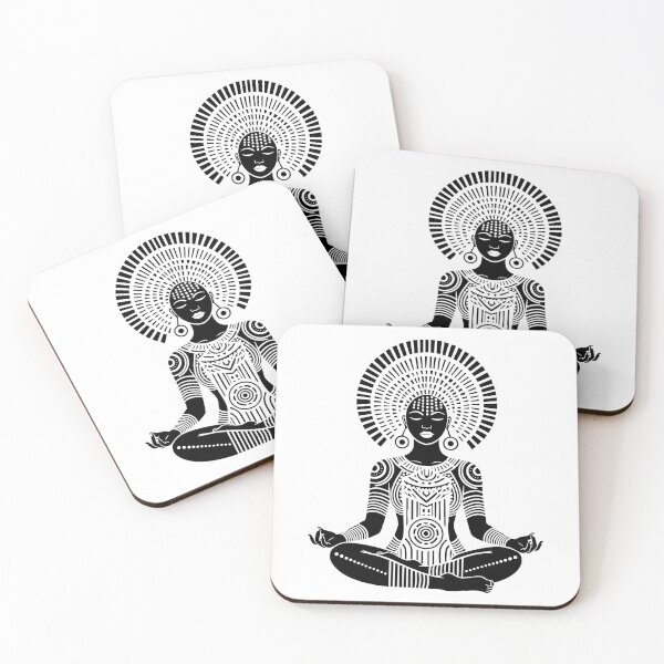 Item preview, Meditation Tribal Art – Intricate Pattern Design designed and sold by majesty-prints.