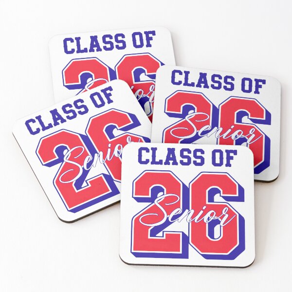 Item preview, Class of 26 Senior Graduation Bold Red & Blue Typography Design designed and sold by Zyynpixel.