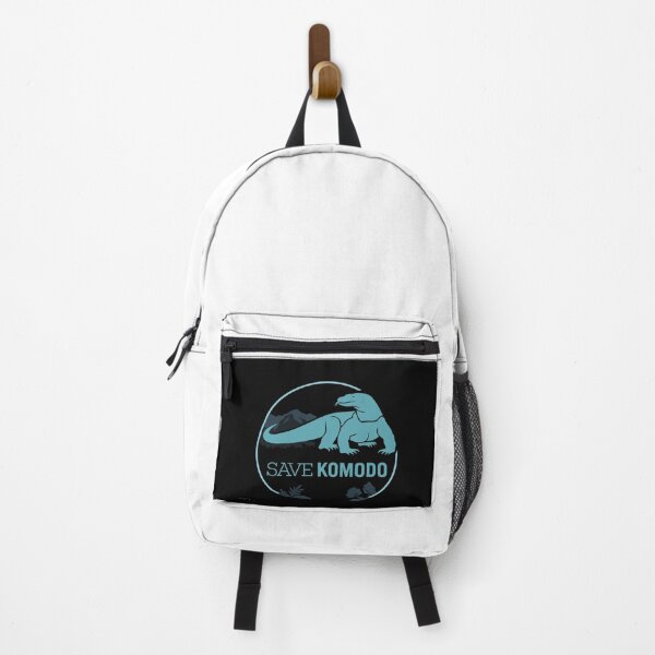 Item preview, Komodo Dragon & Padar Island: Minimalist Turquoise Logo Art. Save the Komodo designed and sold by Heidelberg89.