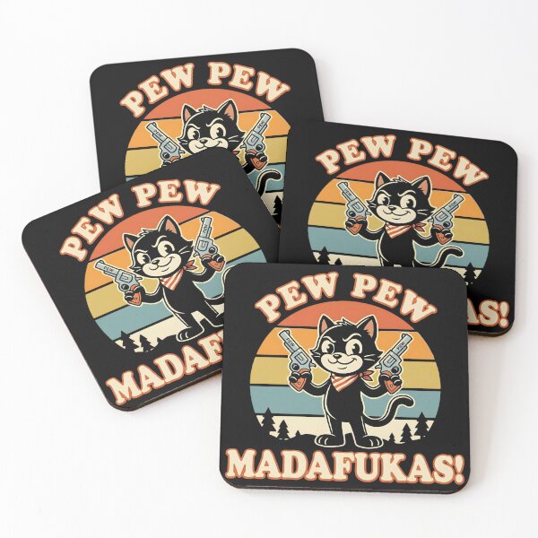 Item preview, Pew Pew Madafukas Cat designed and sold by TeeSpectrume.