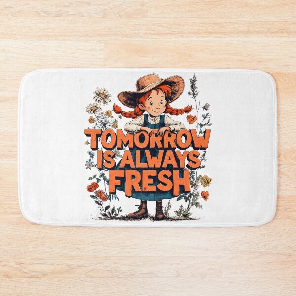 Item preview, Tomorrow Is Always Fresh Anne Shirley Floral Typography designed and sold by Fenay Designs.
