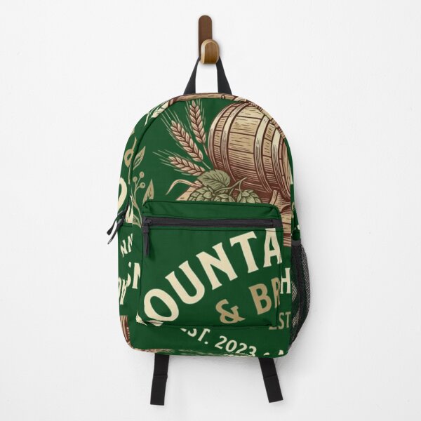 Item preview, Mountain Craft Brewery - Small Batch Ales & Lagers - Vintage Alpine Beer Logo designed and sold by FarDesign.