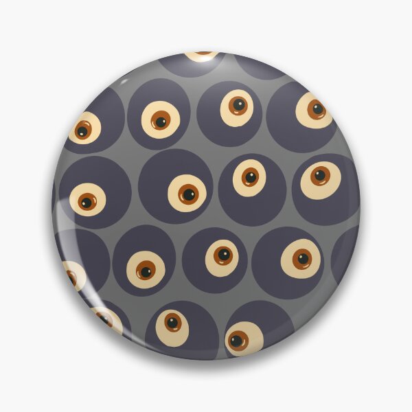 Item preview, Blueberry Eyeball Pattern - Surreal Retro Novelty Print in Cool Tones designed and sold by NoemiMarozsan.