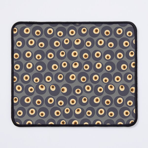 Item preview, Blueberry Eyeball Pattern - Surreal Retro Novelty Print in Cool Tones designed and sold by NoemiMarozsan.