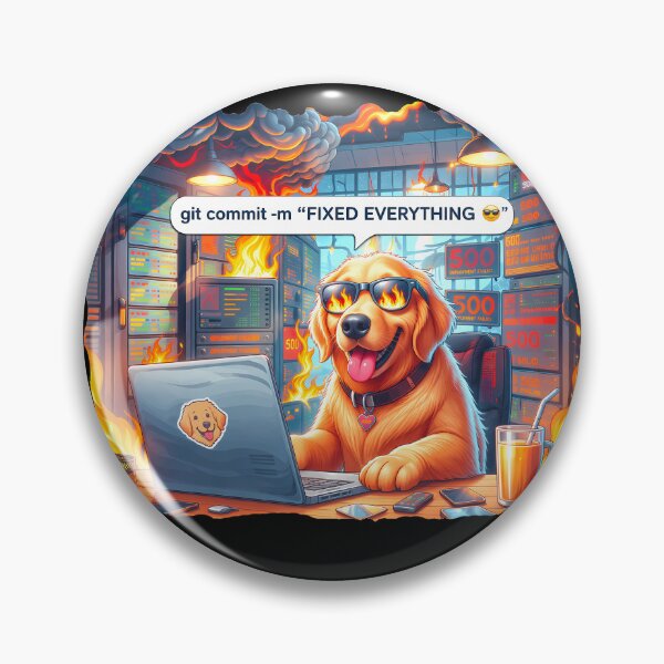 Item preview, Git Commit Fixed Everything Funny Developer Fail designed and sold by Cat-butt-shirts.
