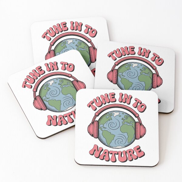 Item preview, Tune In To Nature Happy Earth Headphones Retro Graphic Tee designed and sold by proearth2022.