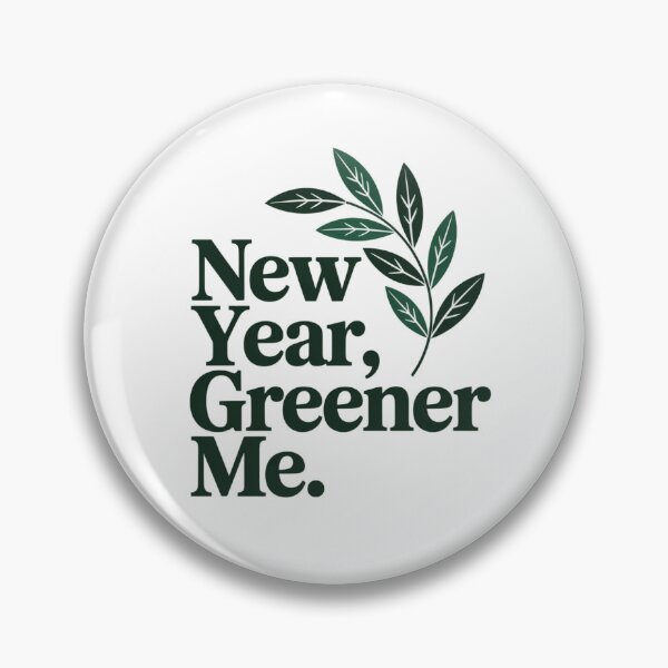 Item preview, New Year Greener Me Eco Minimalist Botanical Resolution Tee designed and sold by proearth2022.