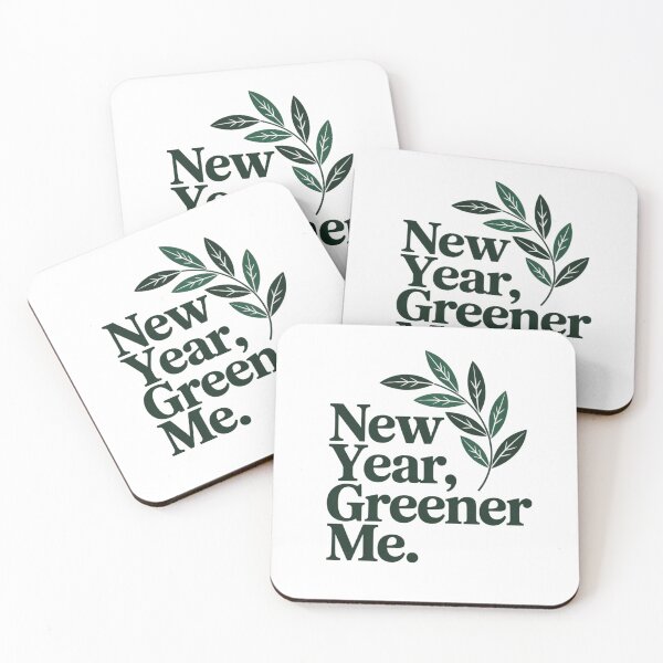 Item preview, New Year Greener Me Eco Minimalist Botanical Resolution Tee designed and sold by proearth2022.